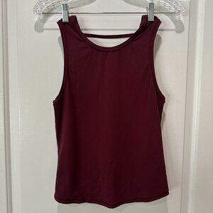 Lululemon Love Knot Twist Back Tank | Burgundy | Open Back Yoga Tank | Size 4